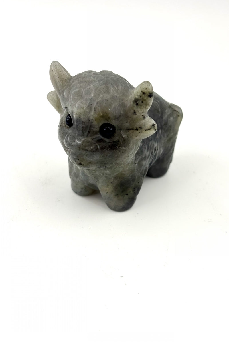 Adorable Highland Cow Carvings 2.1"