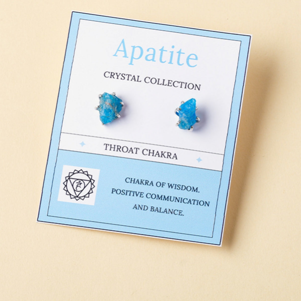 Apatite Crystal Ball Earrings