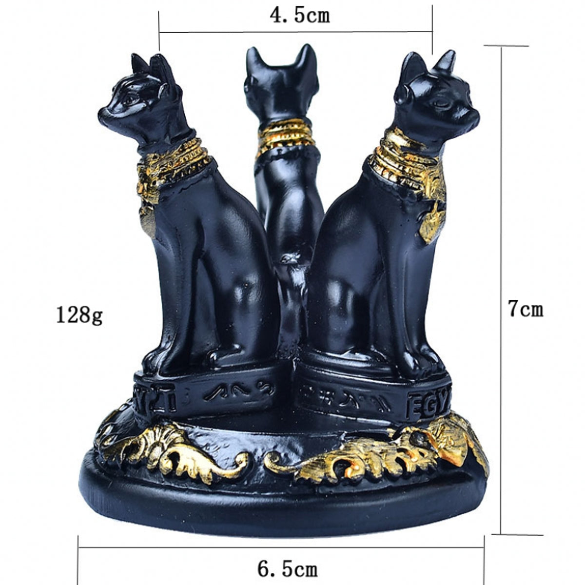 Best Cat Figurine Resin Home Decor Craft Sphere Holders