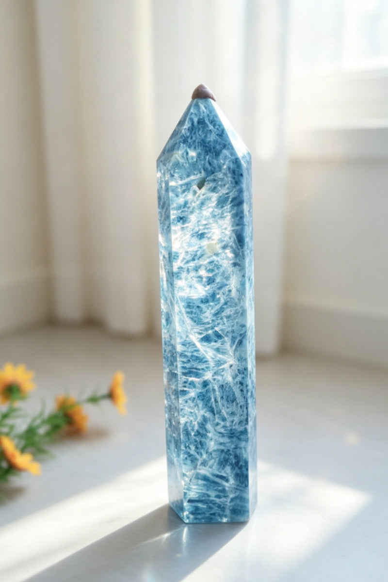 Big Kyanite Hexahedral Towers 8.86" Tall