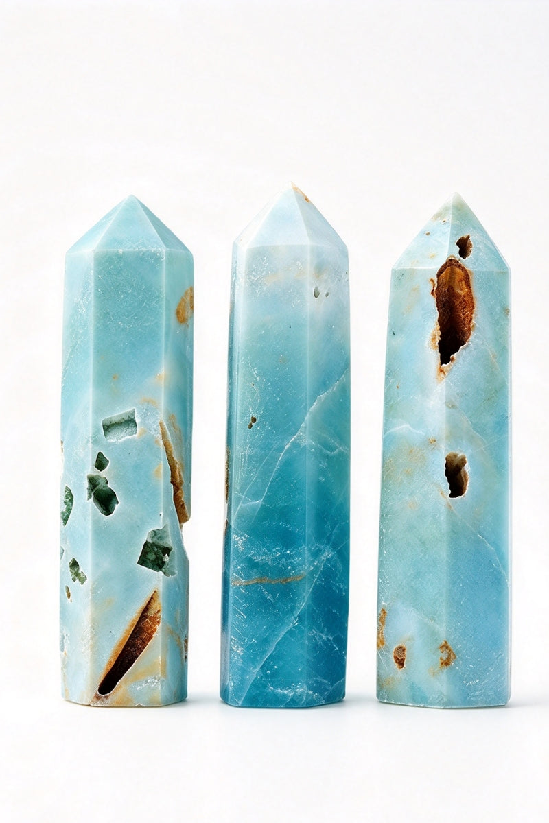 Caribbean Calcite Towers 2.37"-3.94"Tall