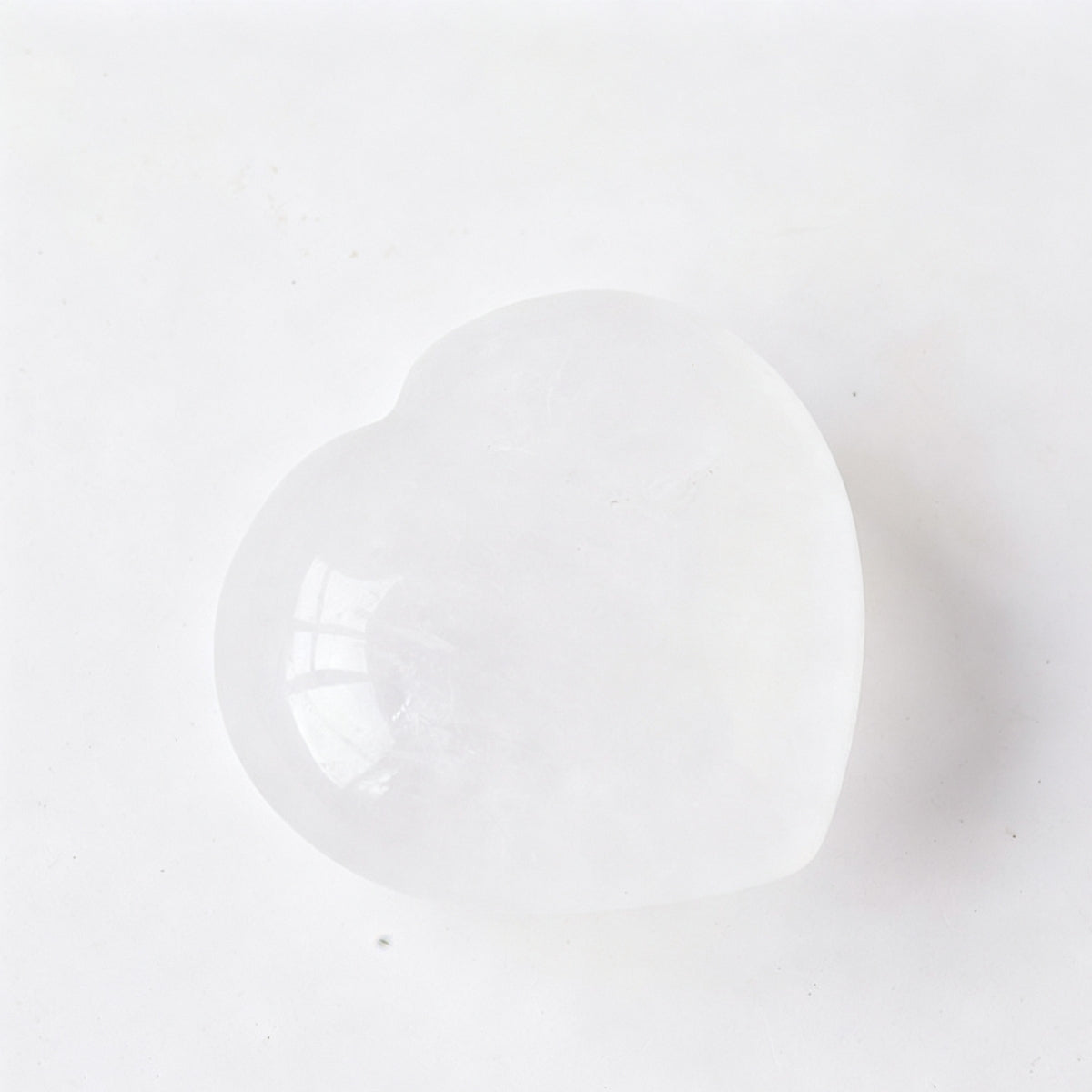 Carnelian Rose Quartz Clear Quartz Crystal Hearts Plam Stone 1.18"