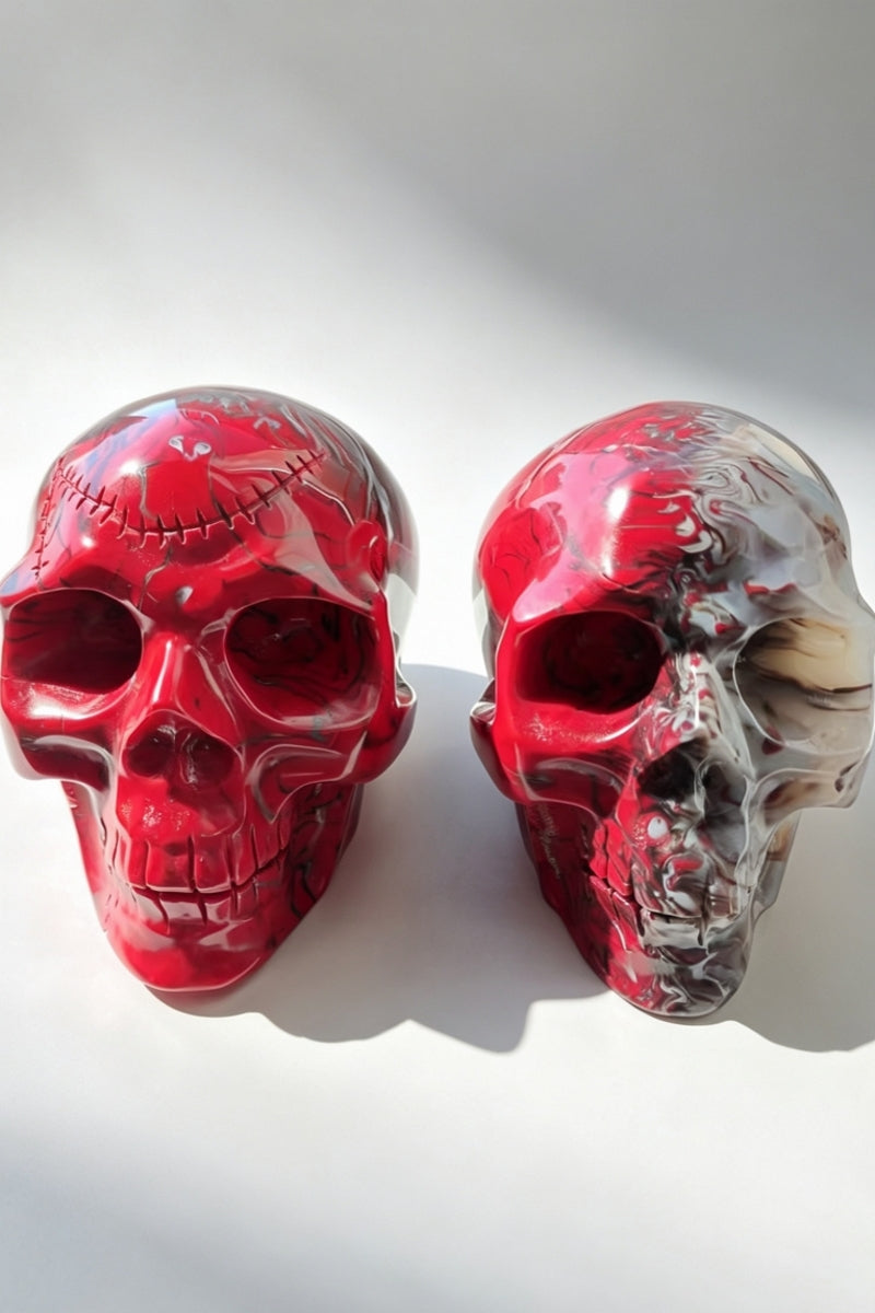 Chicken Blood Skulls Carvings 3.8"