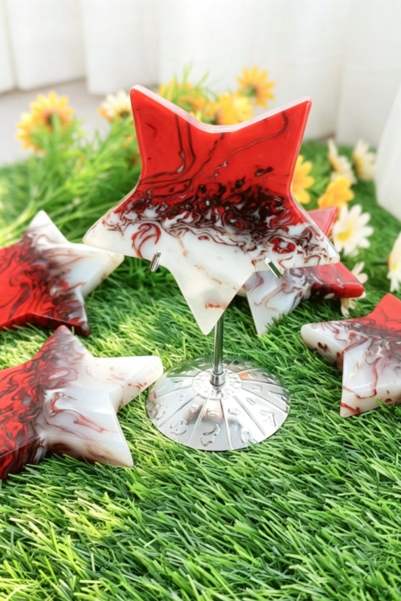 Chicken Blood Star with Free Holders