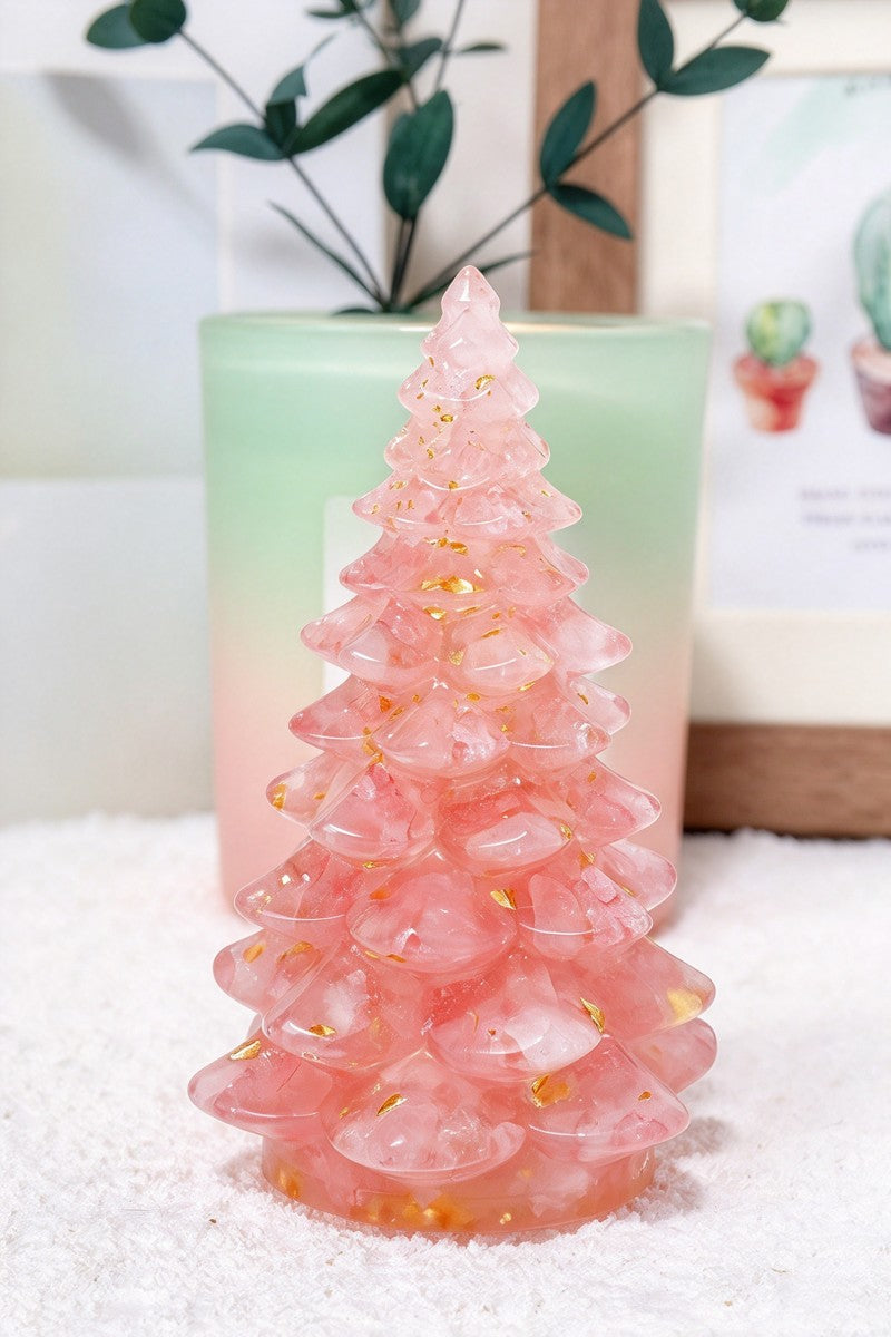 Crystal Christmas Trees Carvings 3.35"