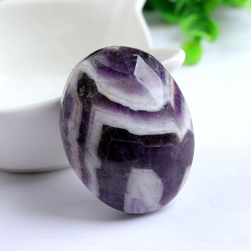 Dream Amethyst Yooperlite Golden Obsidian Palm Stone 200g
