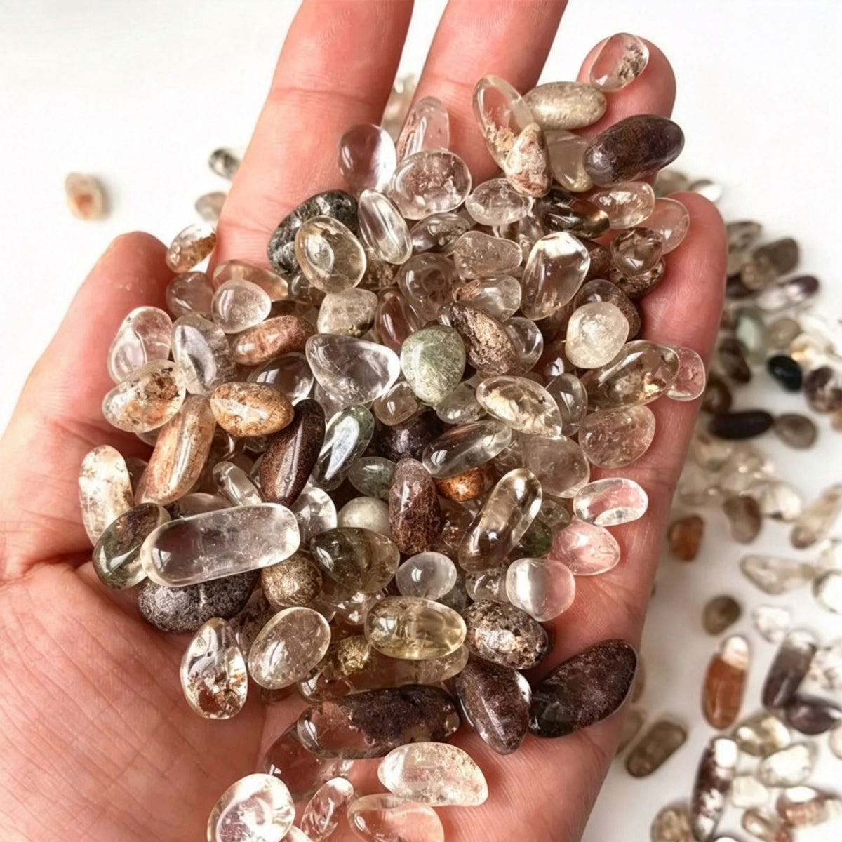 Garden Quartz Chips Small Tumbles 100g