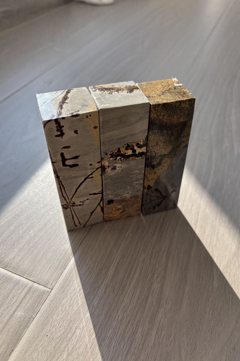 Picture Jasper Square Towers Crystal Tube Points 3.94" Tall