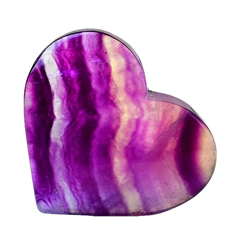 Rainbow Fluorite Hearts 1.18"-1.97"