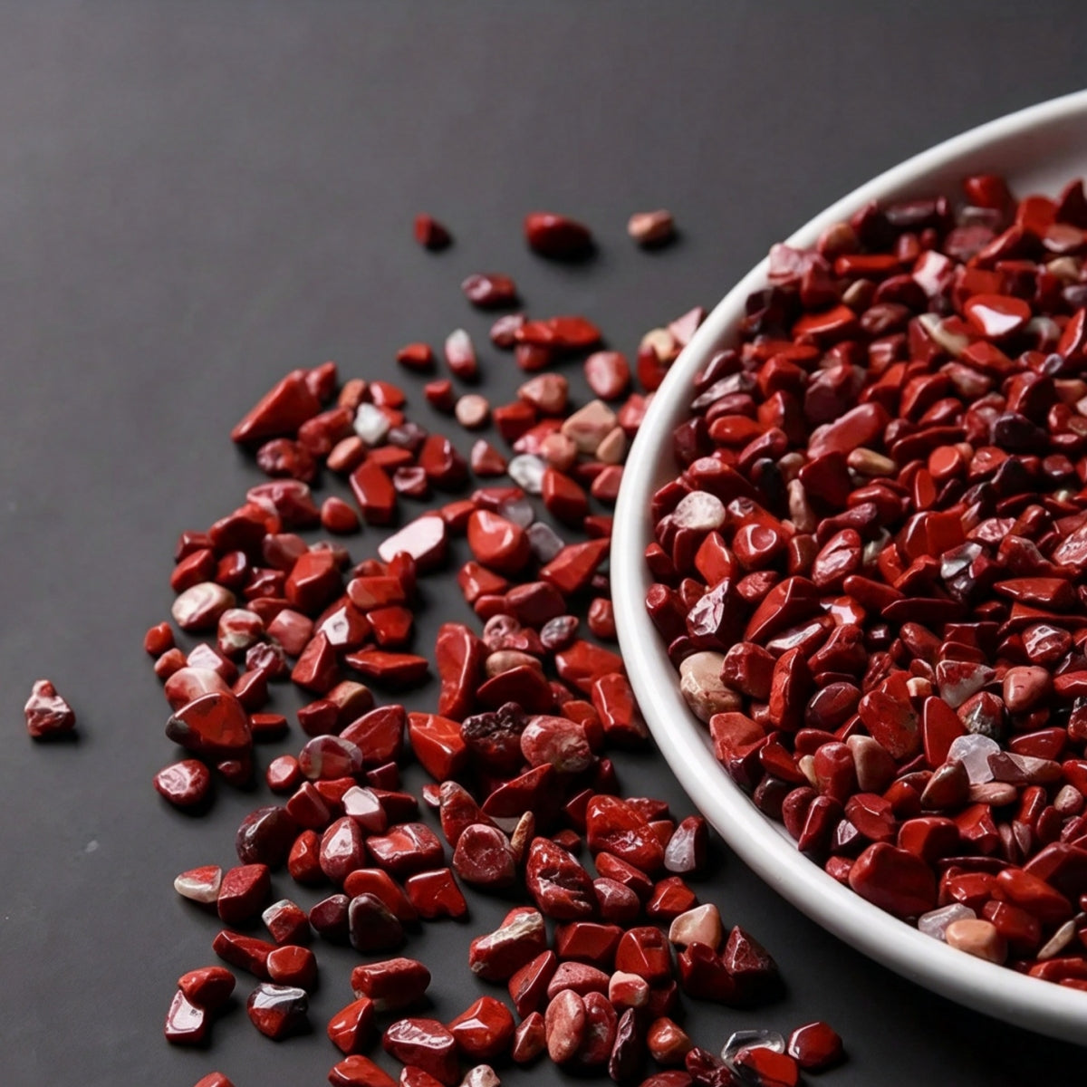 Red Jasper Chips Small Tumbles 100g