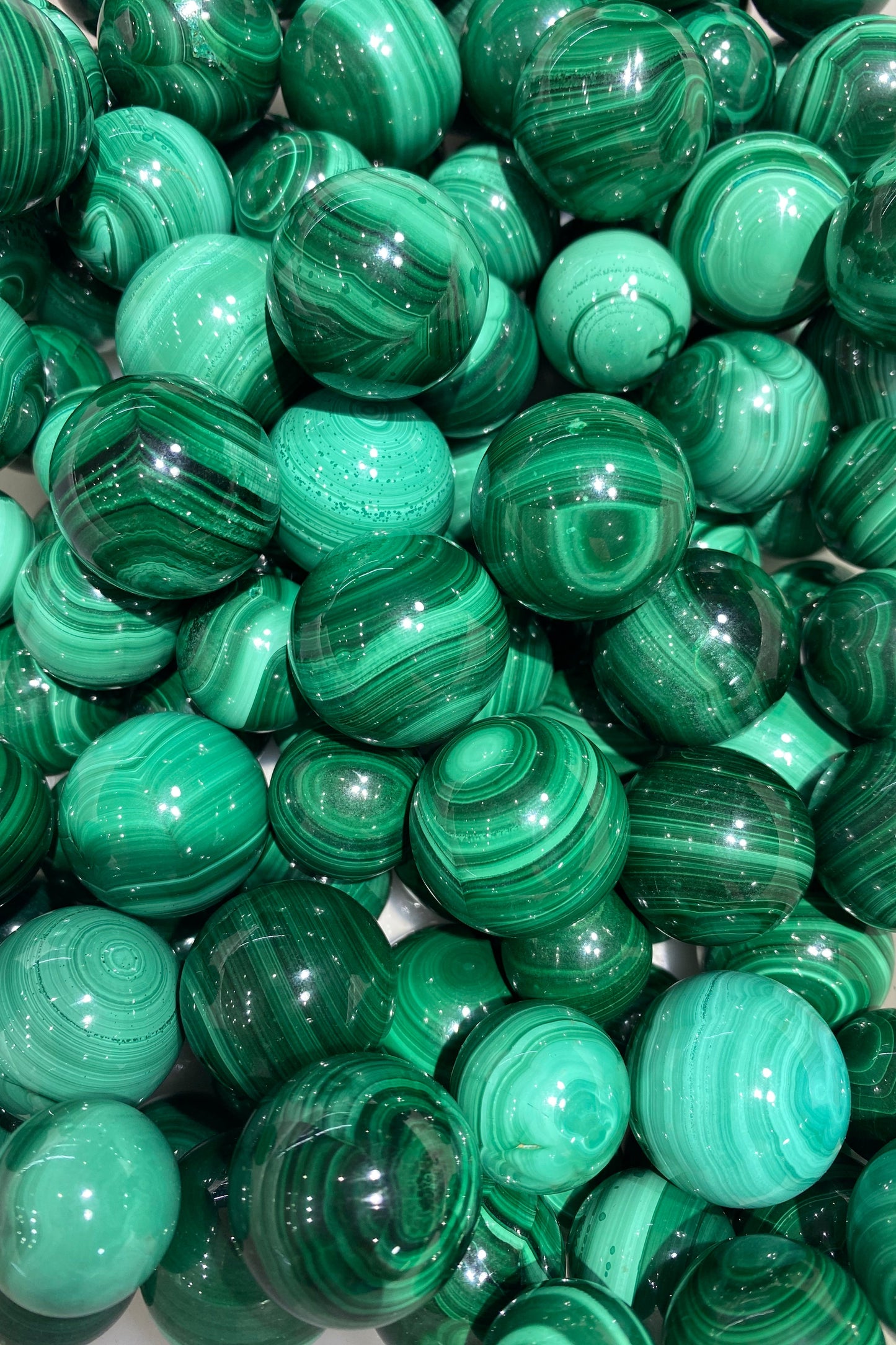 Small Malachite Sphere