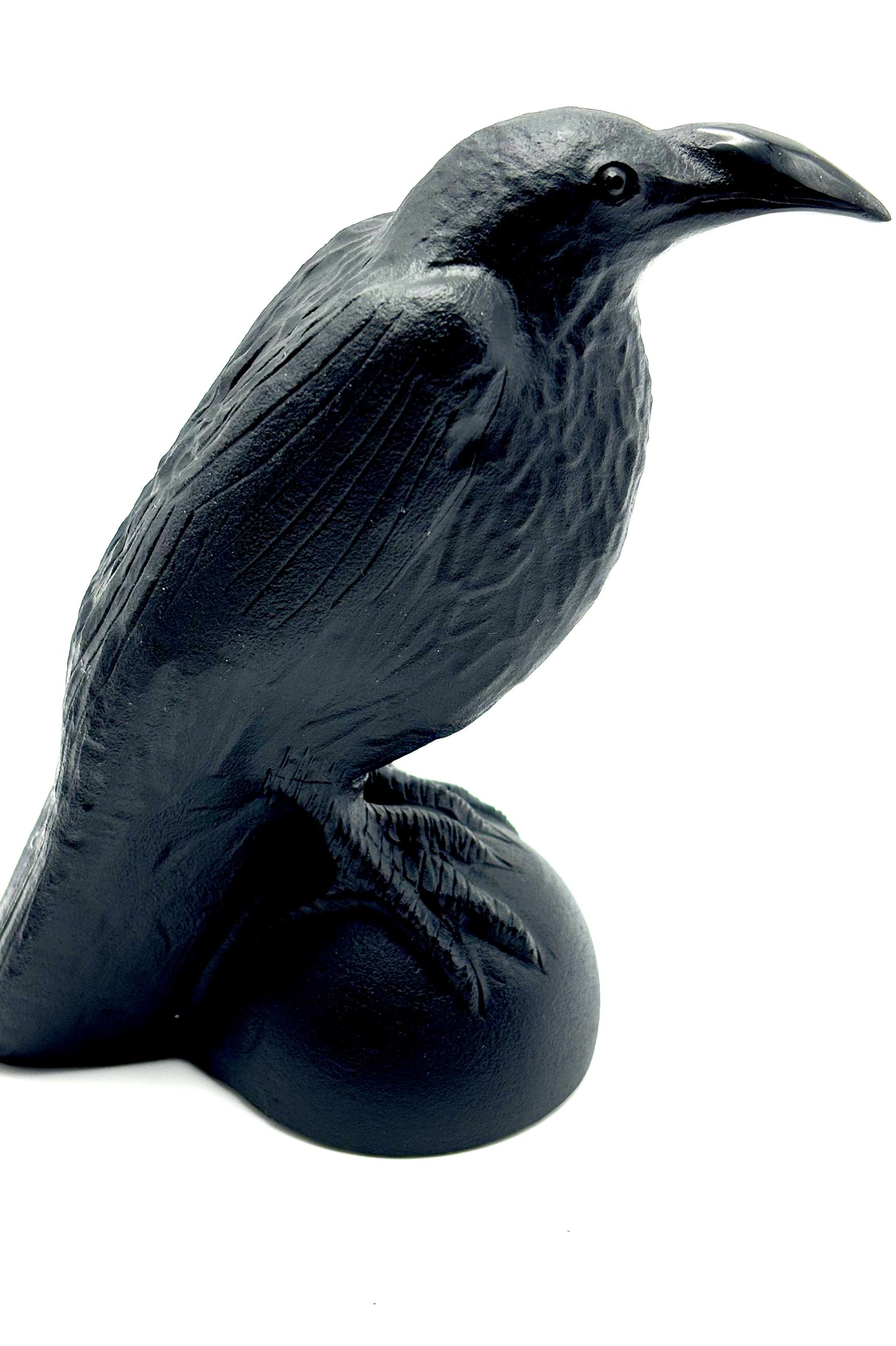 Black Obsidian Crow Big Crystal Raven