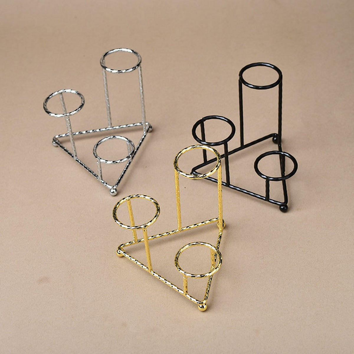 3 Sphere Creative Metal Feng Shui Stand Sphere Holders