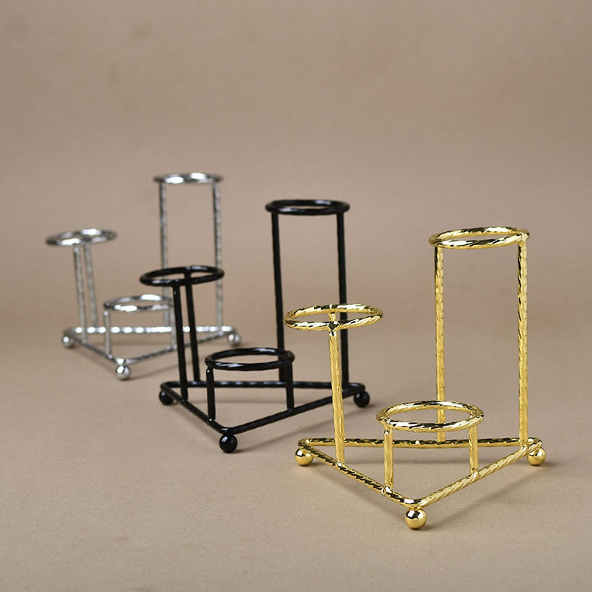 3 Sphere Creative Metal Feng Shui Stand Sphere Holders