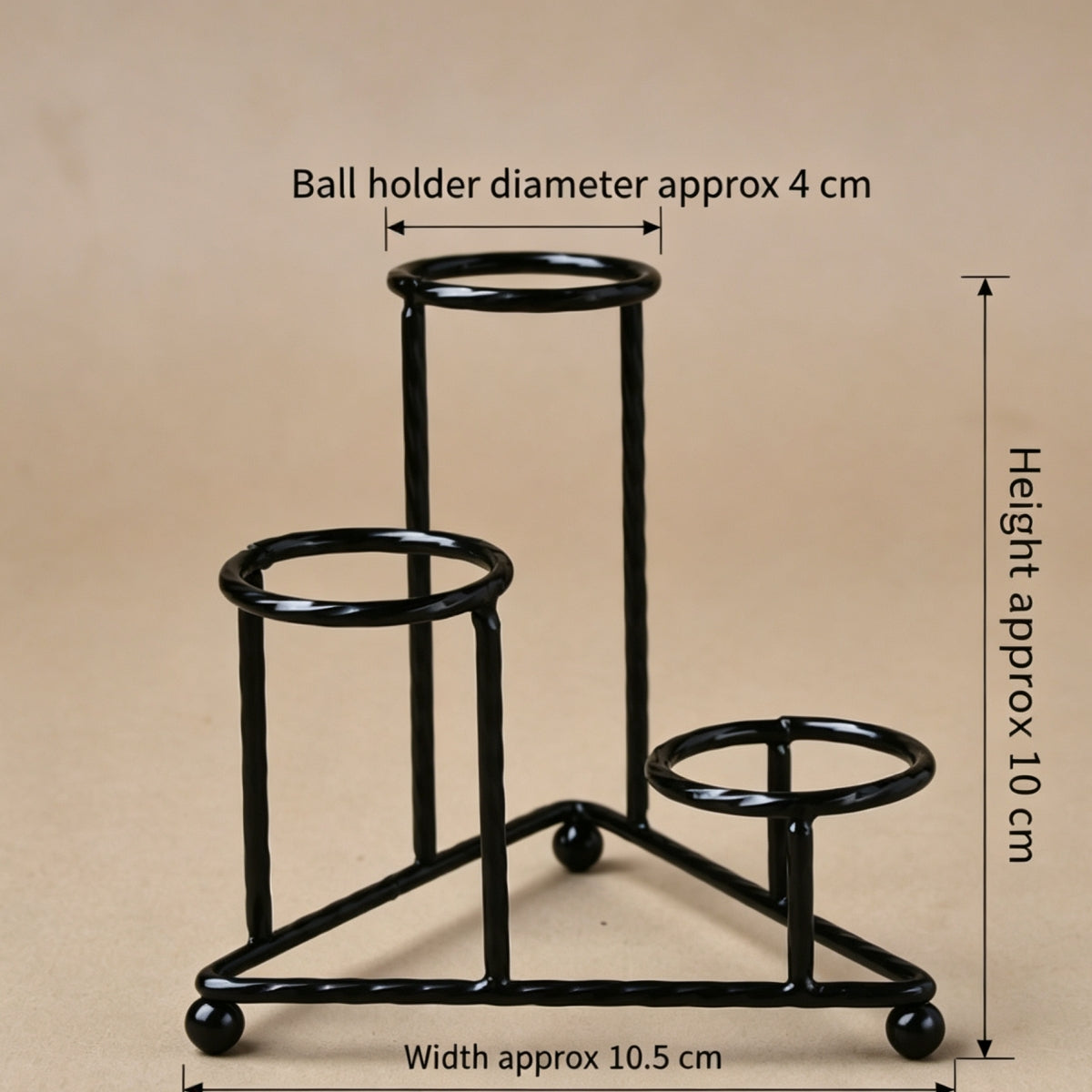 3 Sphere Creative Metal Feng Shui Stand Sphere Holders