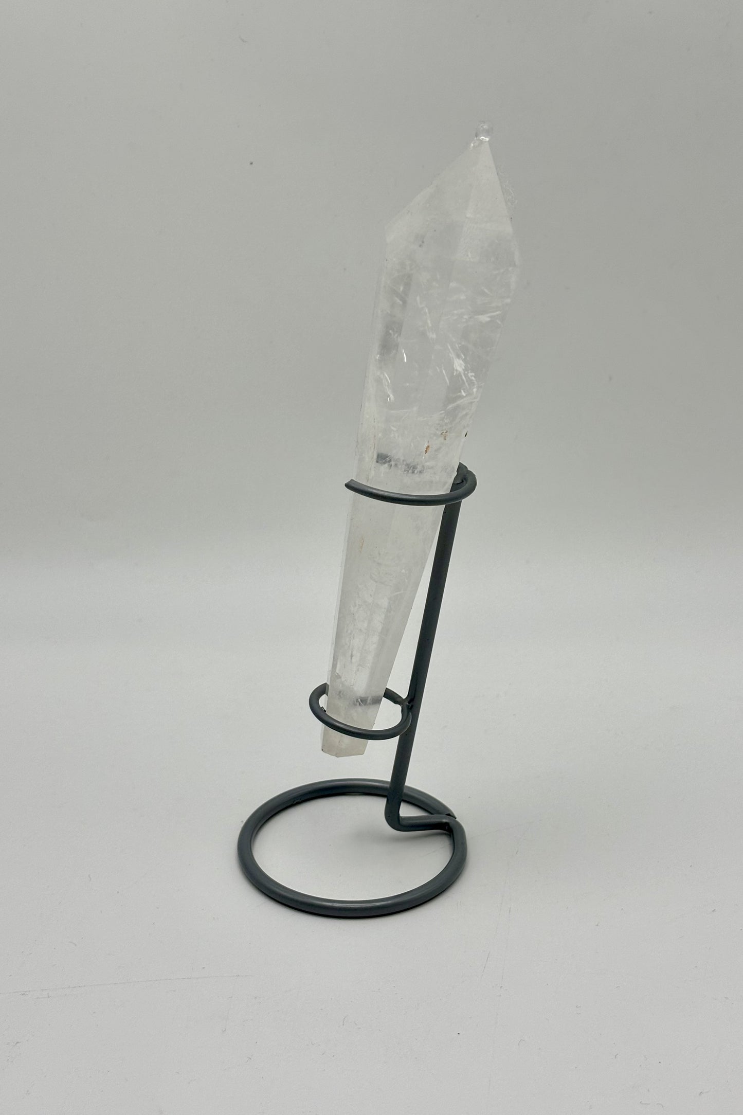 Clear Quartz Wands with Free Holders 1 Piece