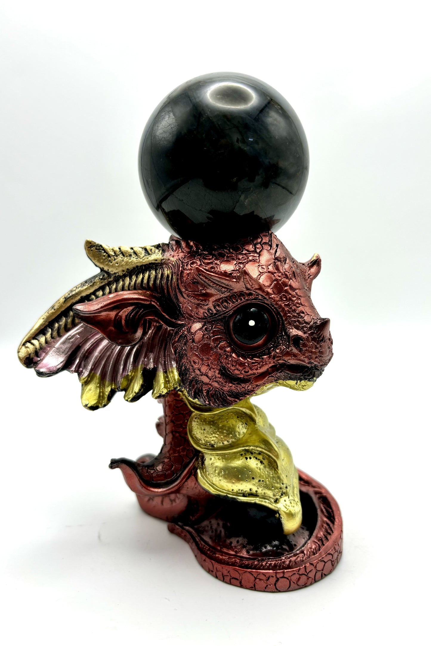 Cute Baby Dragon Sphere Holders Adorable Ball Stands