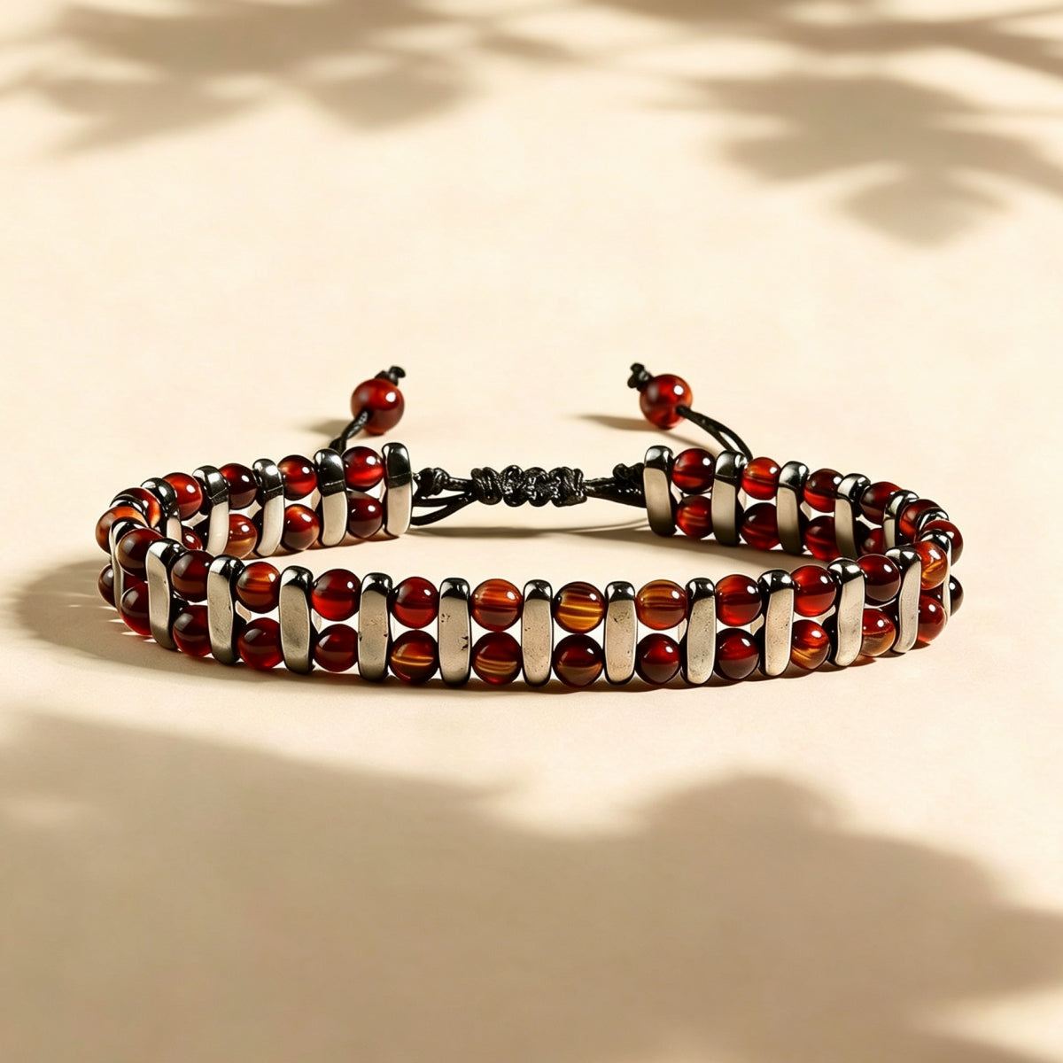 4mm-Tiger's-Eye-Magnet-Beaded-Bracelets-Adjustable-Bangles-with-Drawstrings