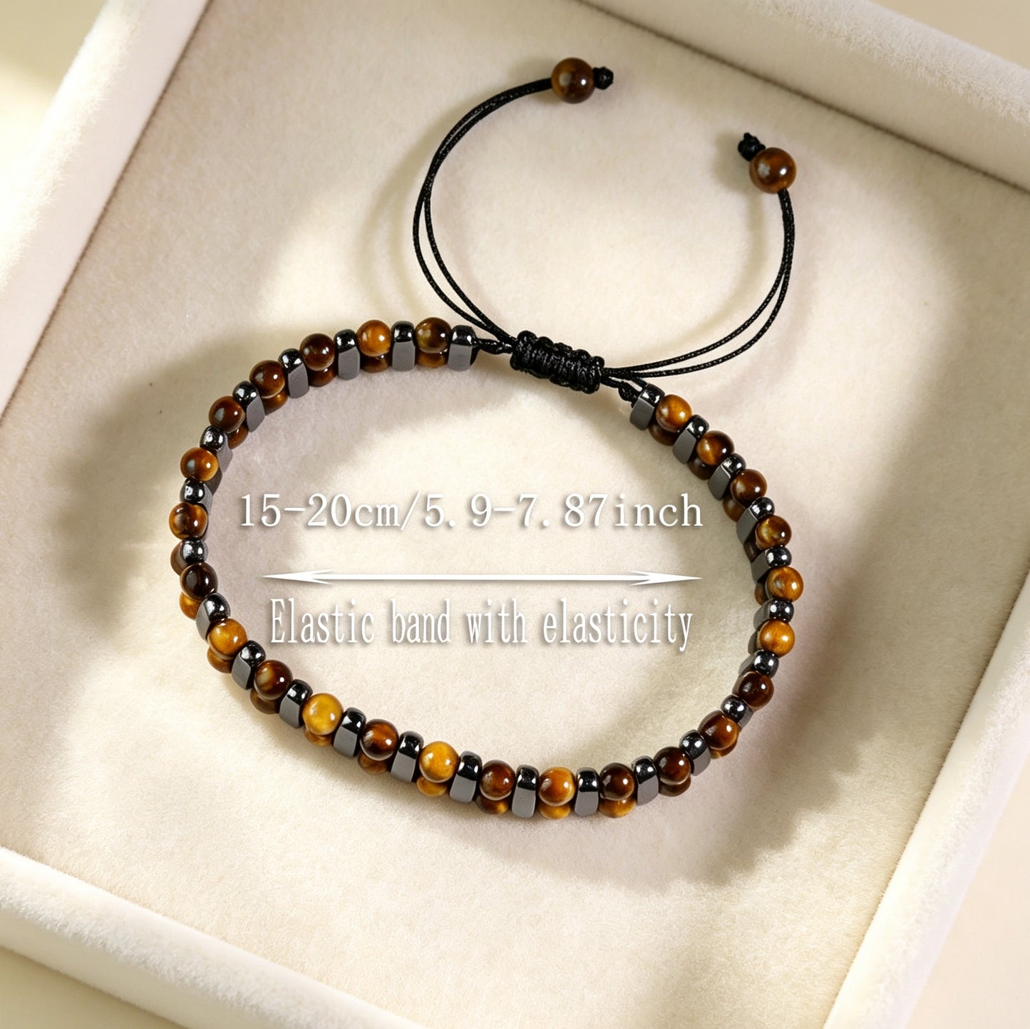 4mm-Tiger's-Eye-Magnet-Beaded-Bracelets-Adjustable-Bangles-with-Drawstrings