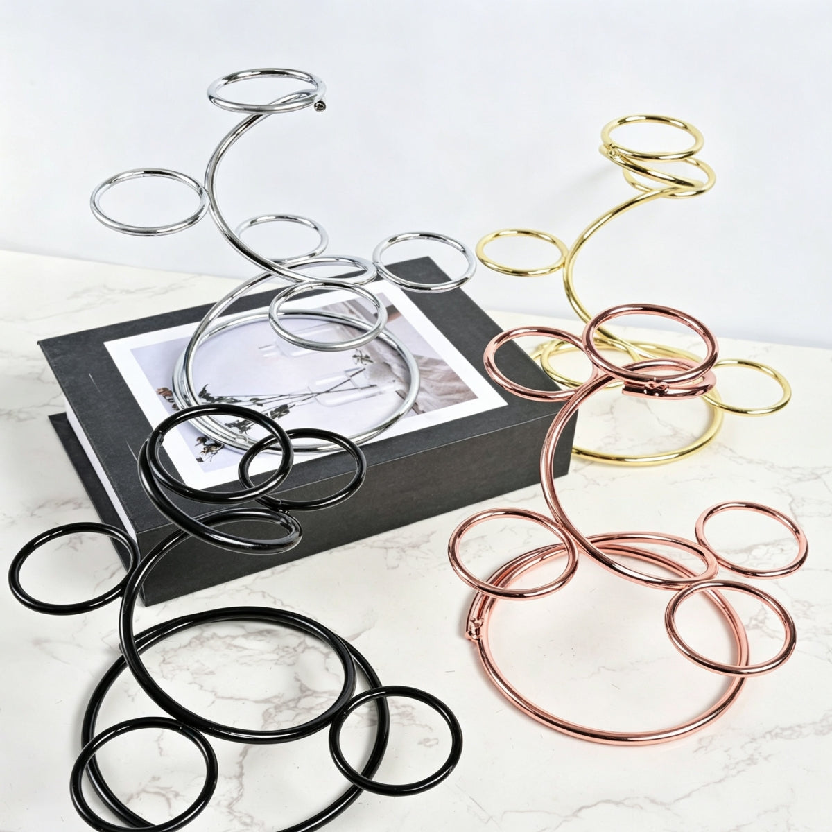 5 Sphere Holder Ball Stand Sphere Rotating Holders