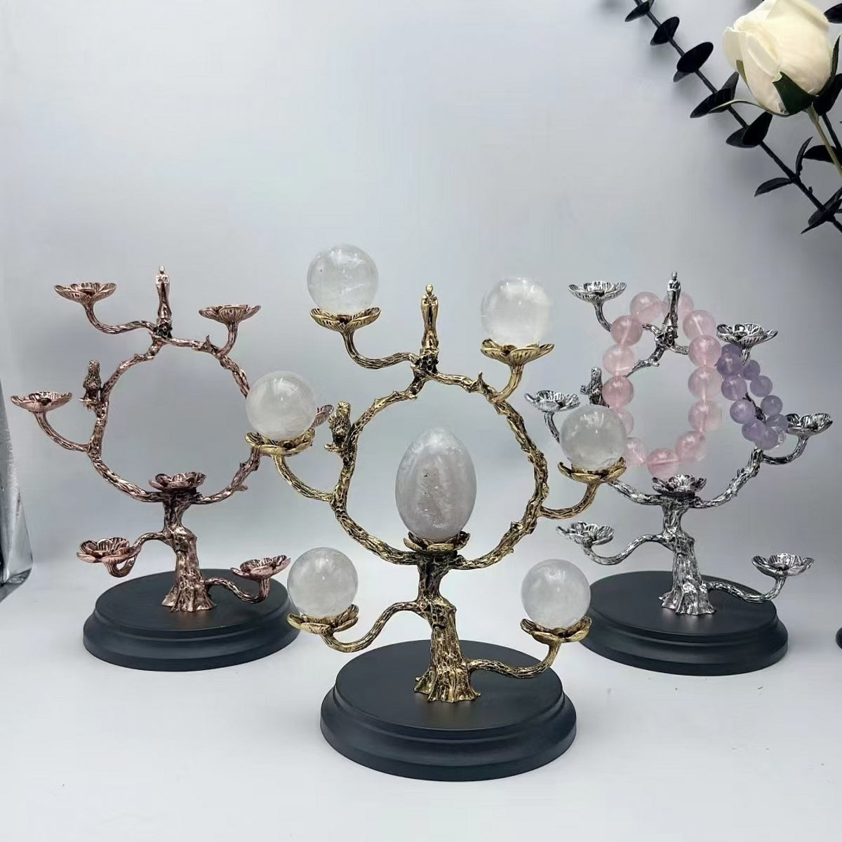 7 Sphere Metal Detachable Zen Plum Blossom Sphere Holders