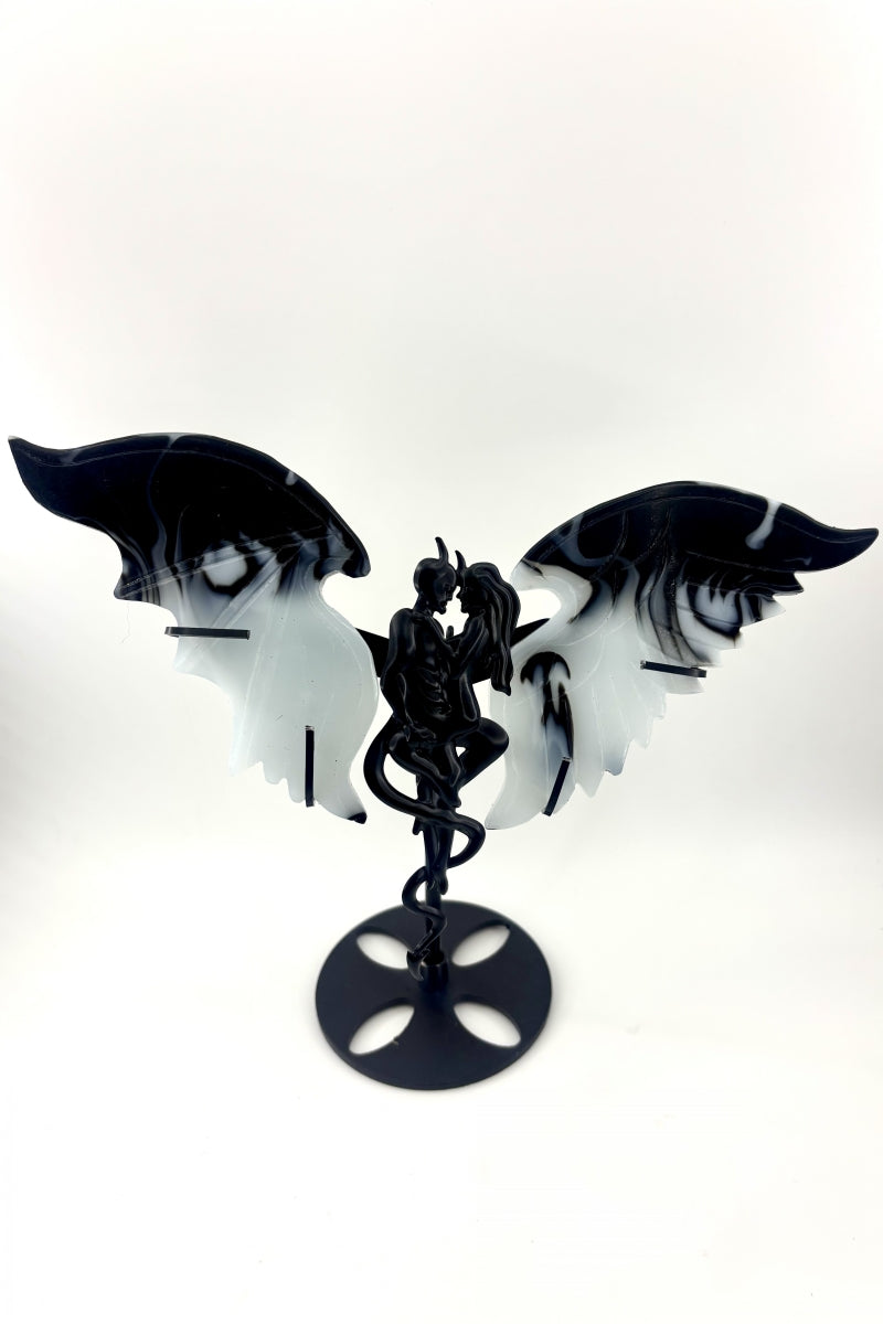 Chicken Blood Angel and Devil Wings with Free Holder