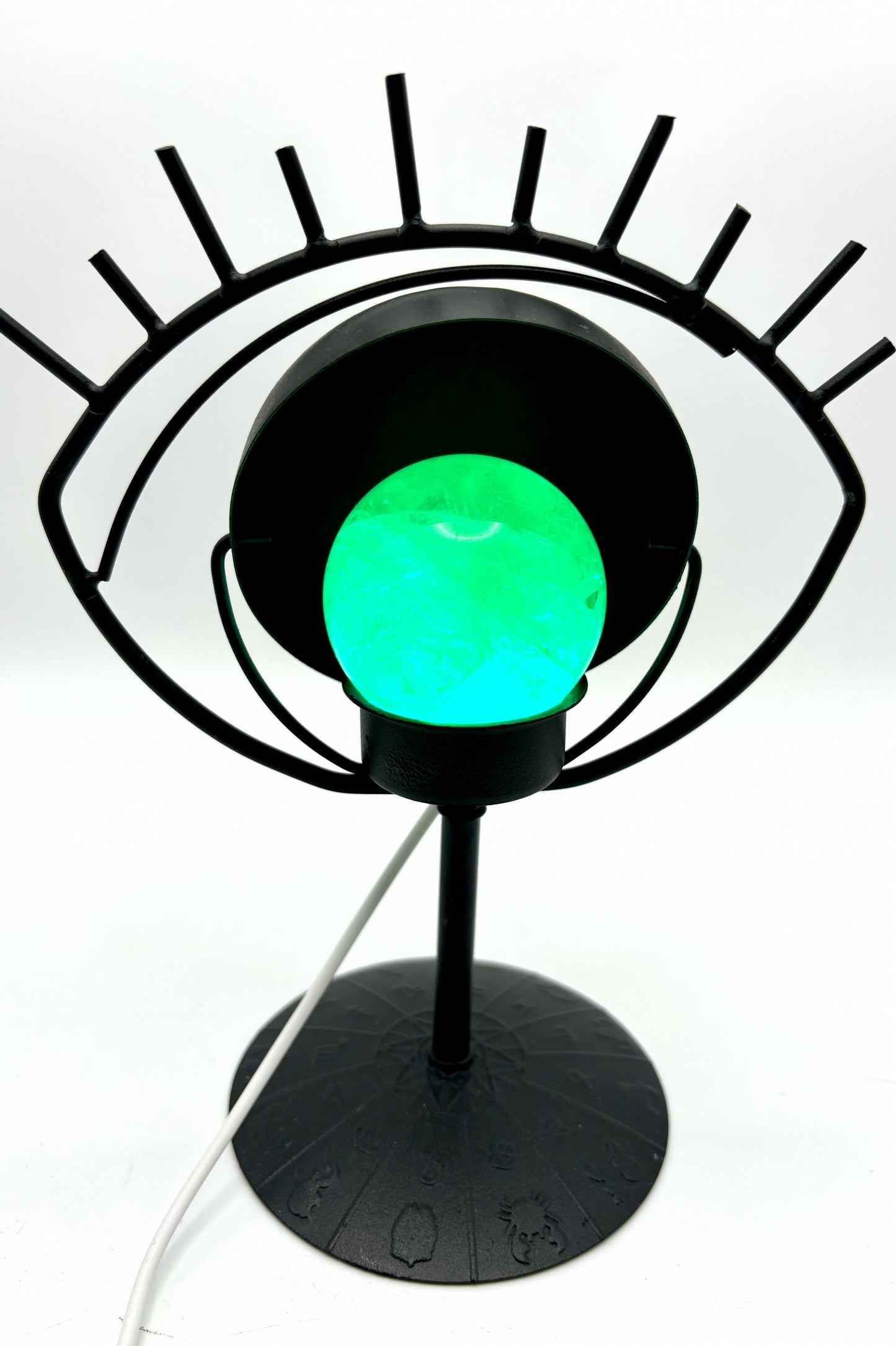 Color Changing Eye Sphere Holders Rotatable Ball Stands