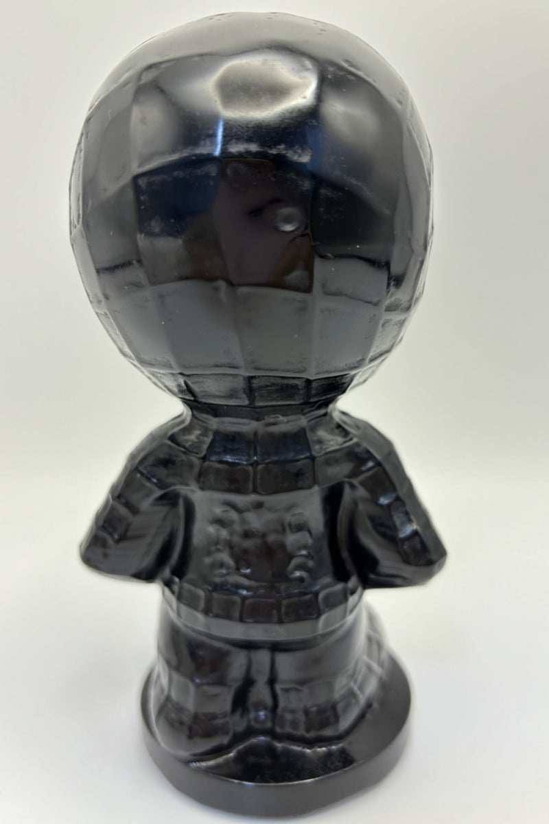 Black Obsidian Spider-Man Carving Crystal Figurine 6 Inches