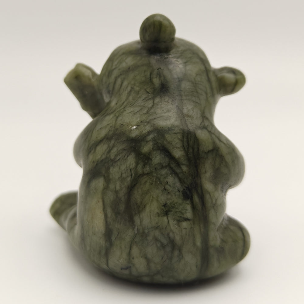 Serpentine Jade Green Panda