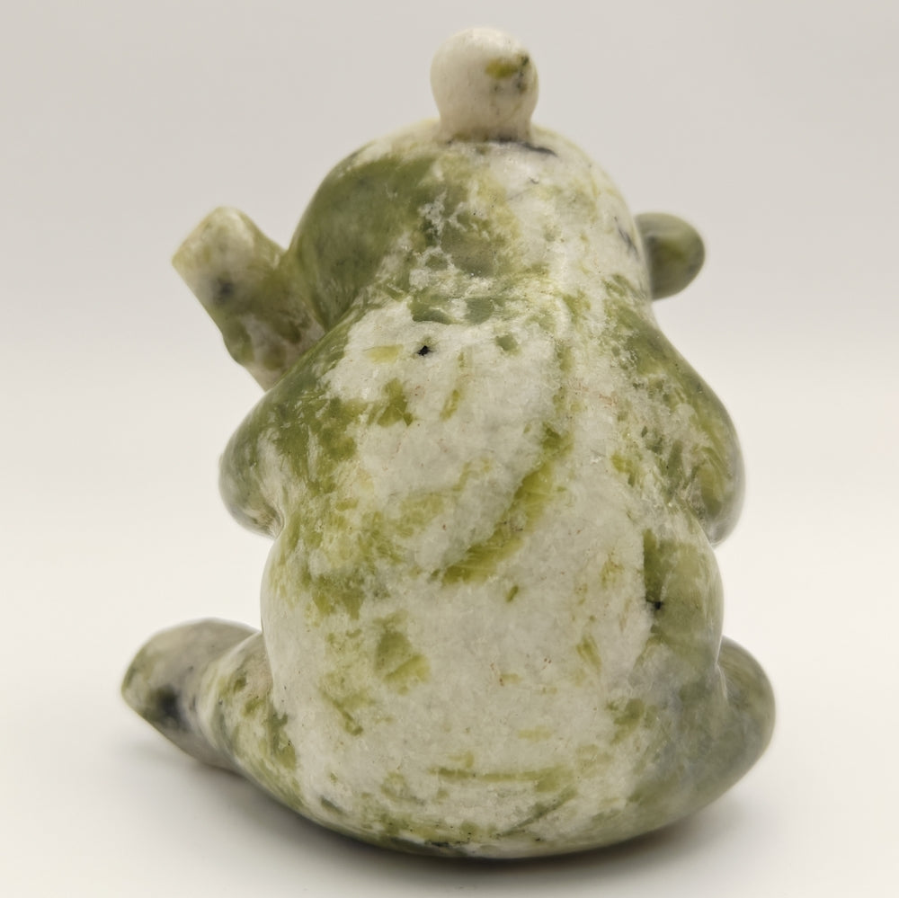 Serpentine Jade Green Panda