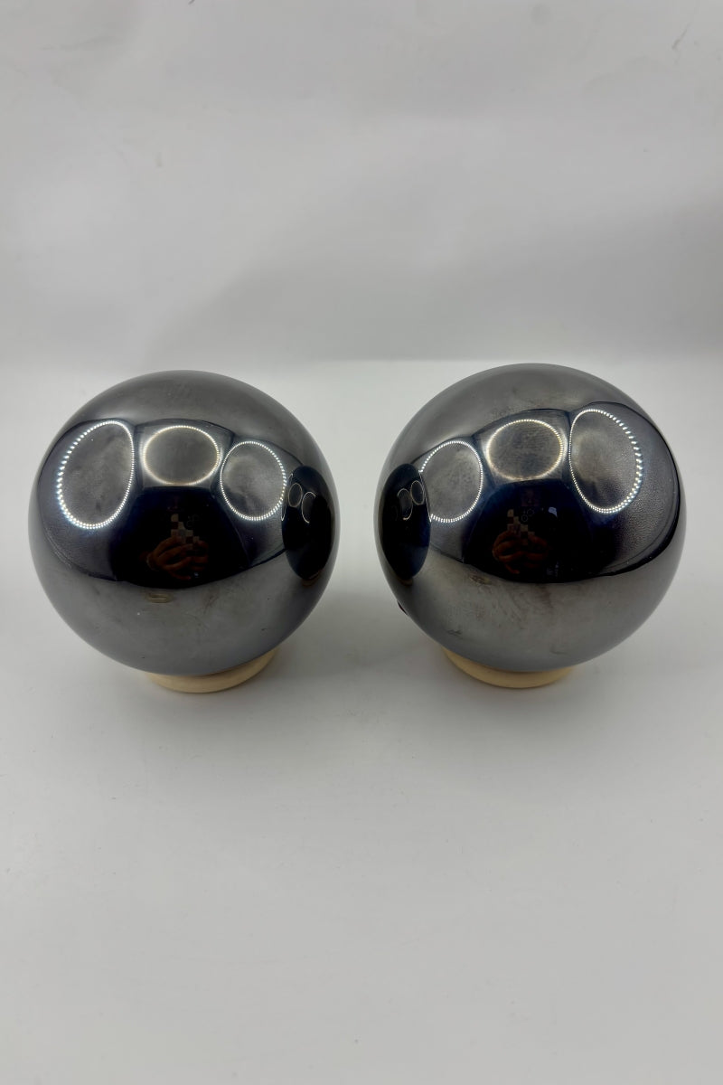 Shining Hematite Sphere Medium Size 1 Piece