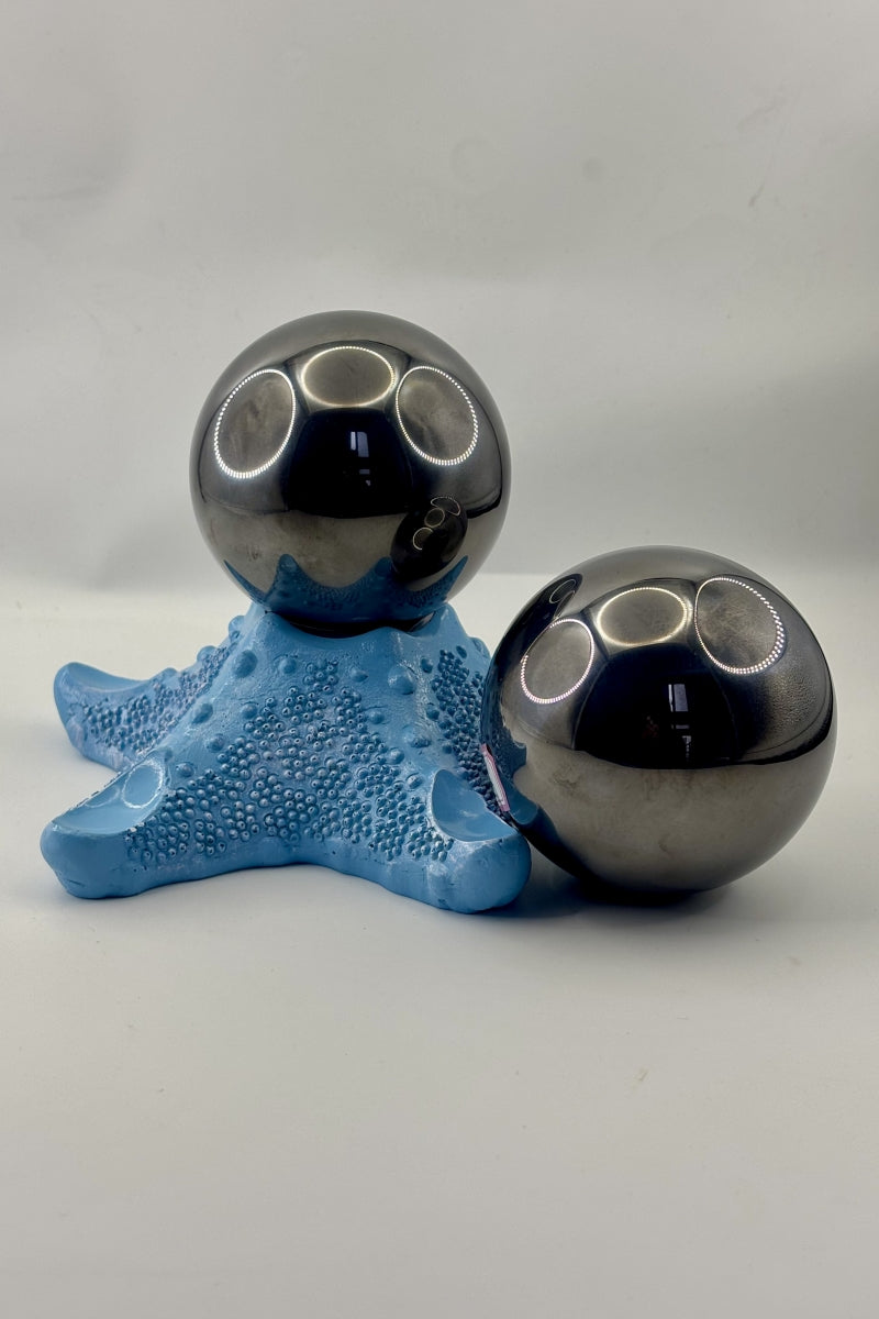 Shining Hematite Sphere Medium Size 1 Piece