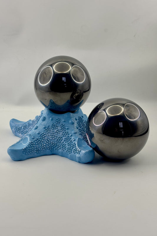 Shining Hematite Sphere Medium Size 1 Piece