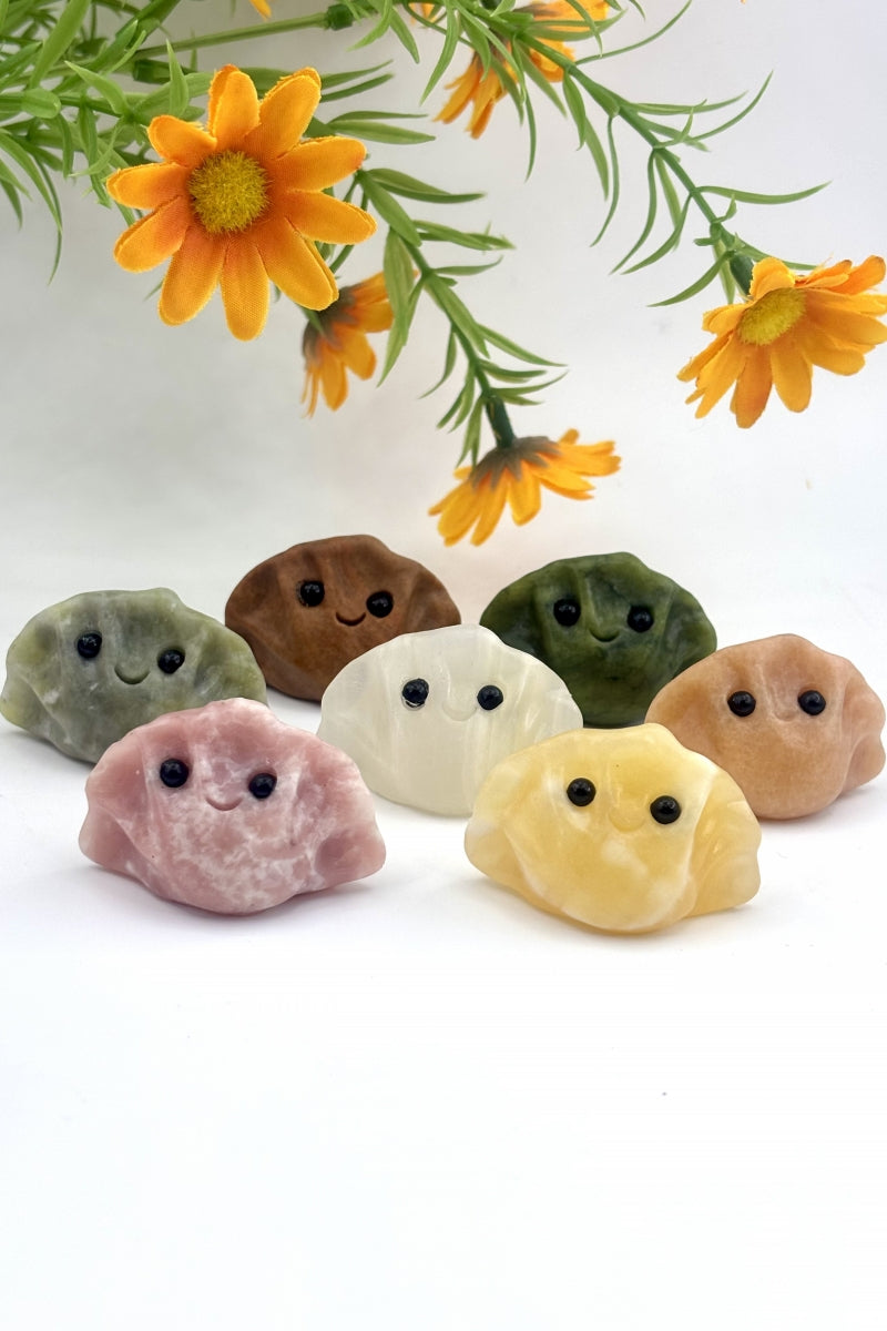 Adorable Dumplings Carvings 7 Pieces with A Free Steamer