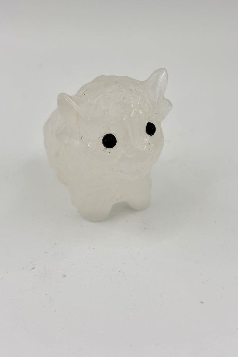 Adorable Highland Cow Carvings 2.1"