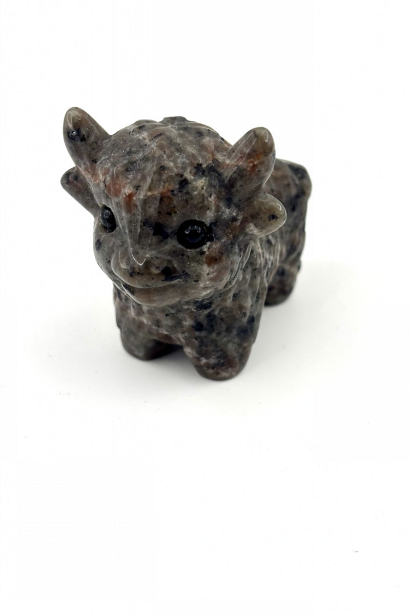 Adorable Highland Cow Carvings 2.1"
