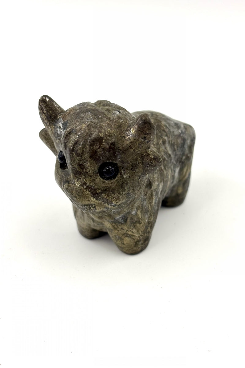 Adorable Highland Cow Carvings 2.1"