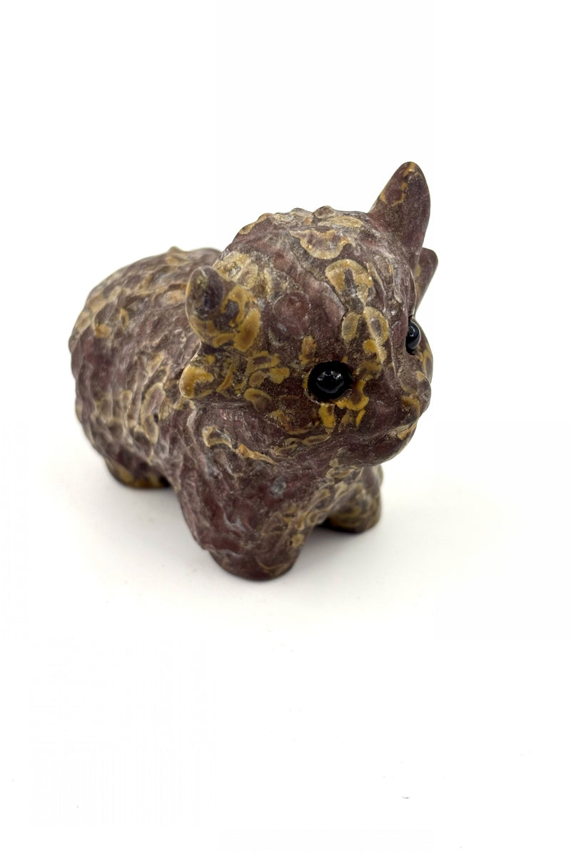 Adorable Highland Cow Carvings 2.1"