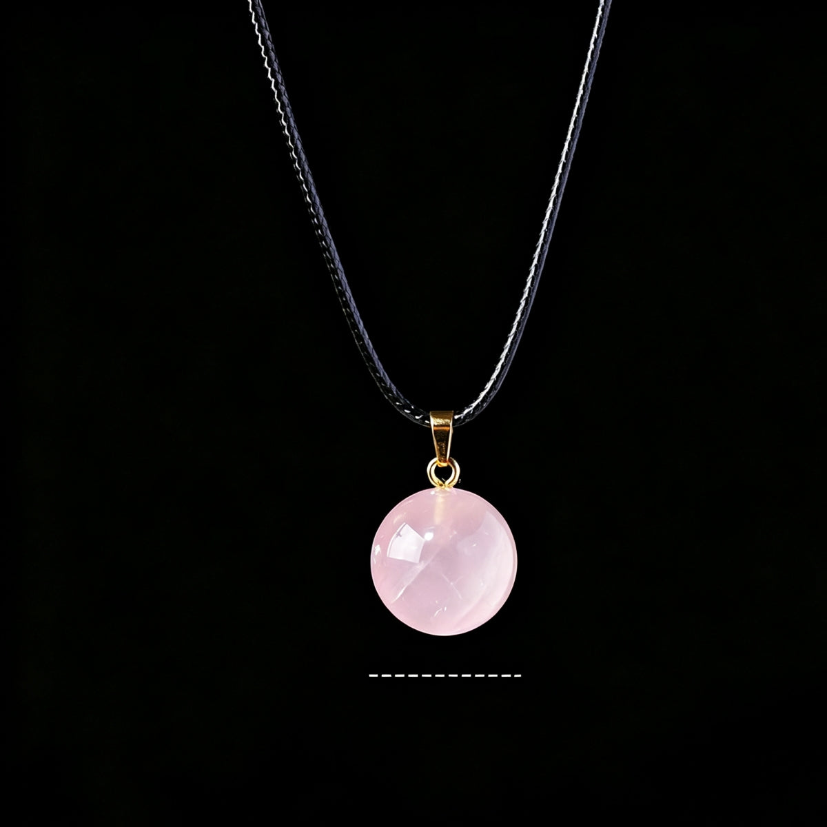 Amethyst Rose Quartz Citrine Crystal Ball Pendant Necklace