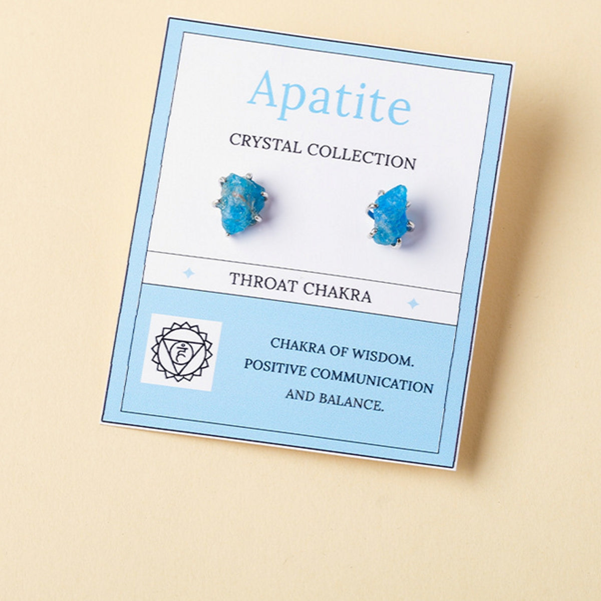 Apatite Crystal Ball Earrings