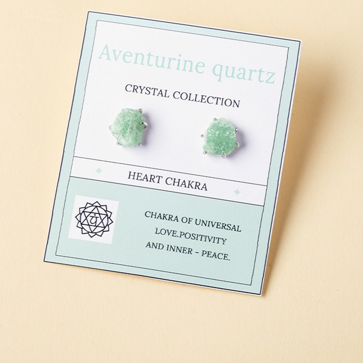 Aventurine Quartz Crystal Ball Earrings
