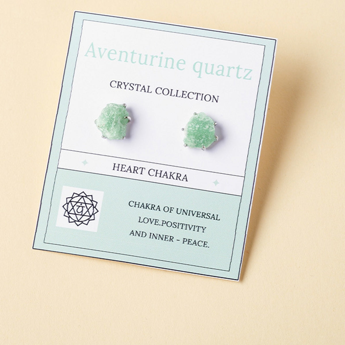 Aventurine Quartz Crystal Ball Earrings