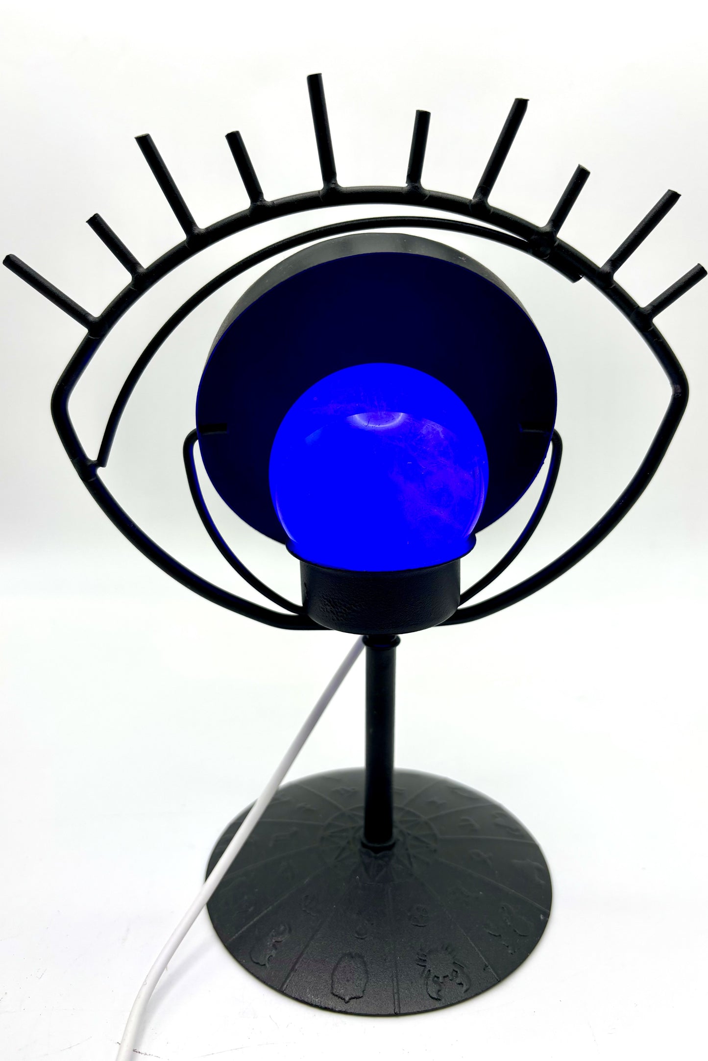 Color Changing Eye Sphere Holders Rotatable Ball Stands