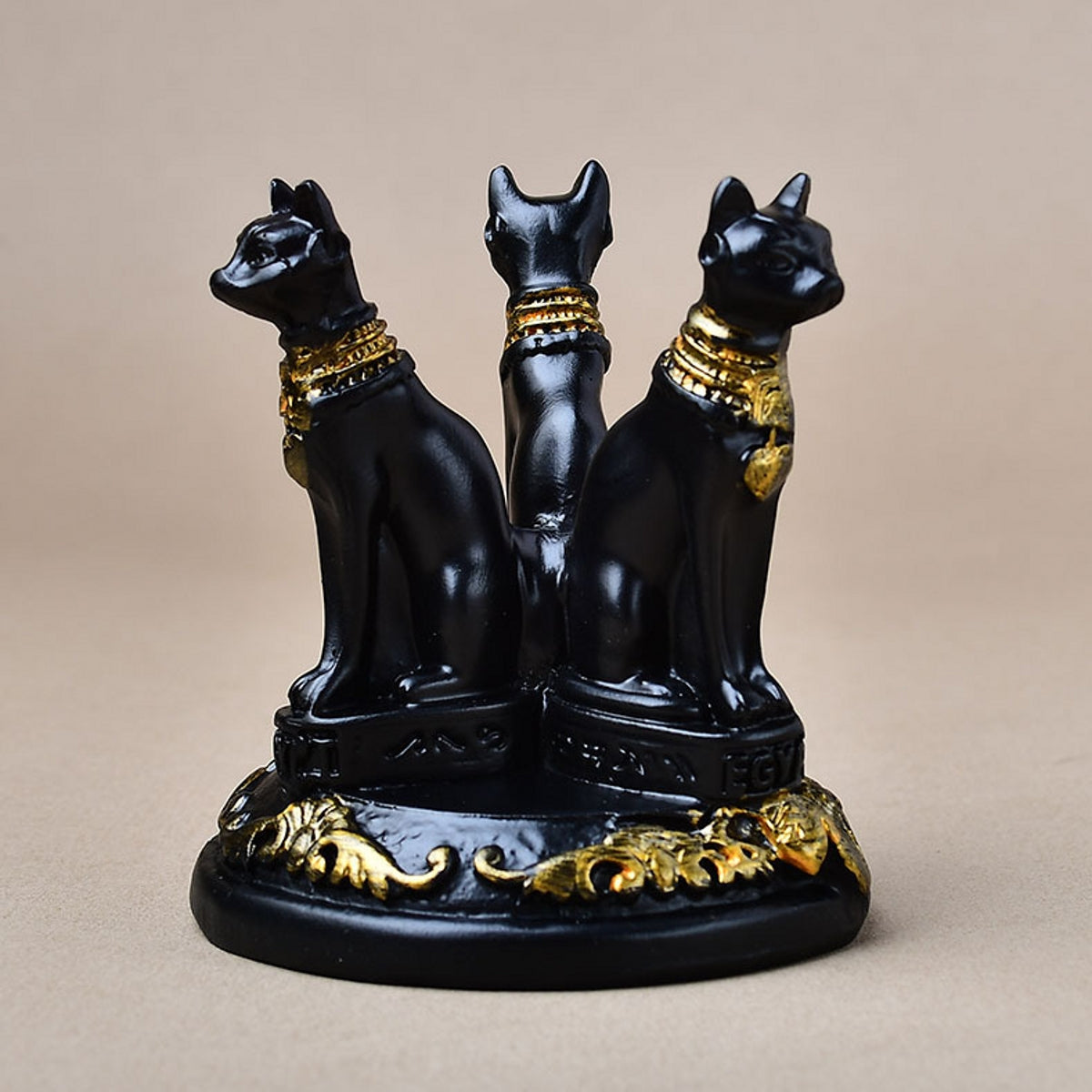 Best Cat Figurine Resin Home Decor Craft Sphere Holders