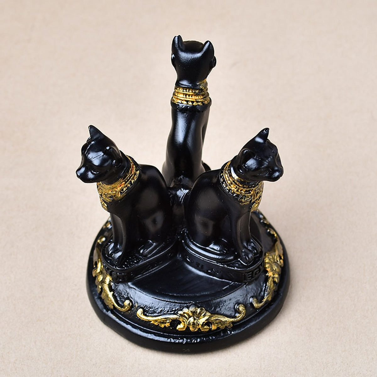 Best Cat Figurine Resin Home Decor Craft Sphere Holders