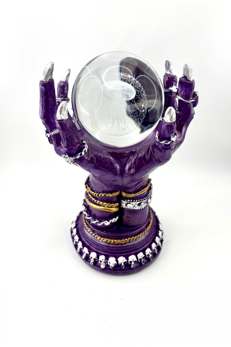 Big Evil Hands Magic Hands Sphere Holders Ball Bases 7.76"