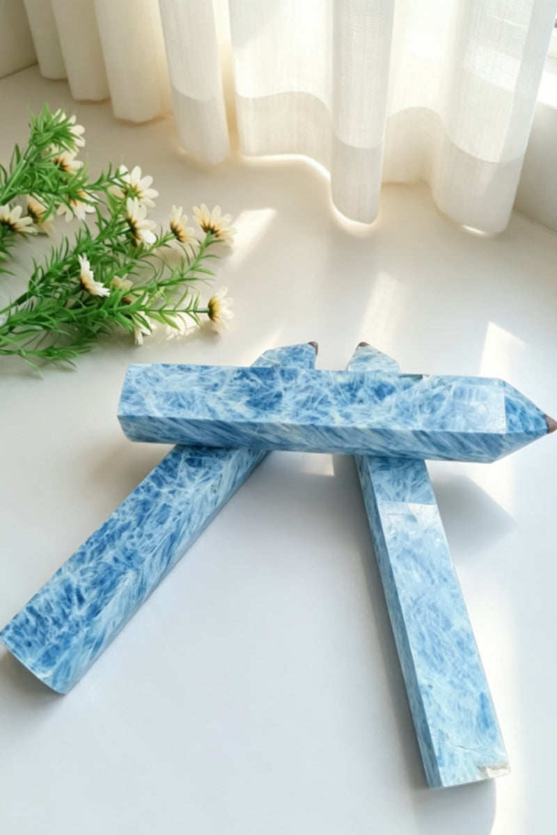 Big Kyanite Hexahedral Towers 8.86" Tall