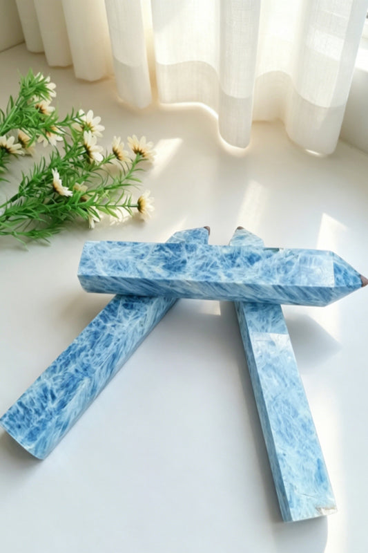 Big Kyanite Hexahedral Towers 8.86" Tall