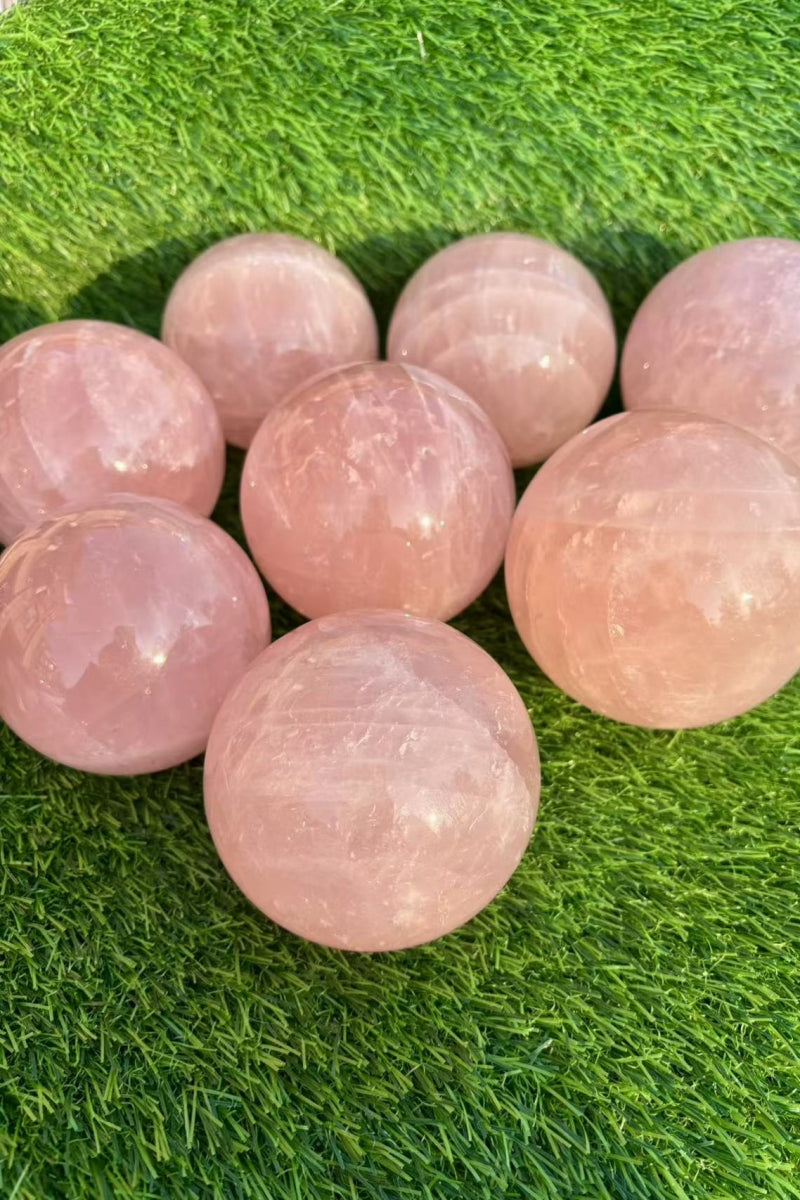 Big Rose Quartz Spheres Pink Crystal Balls 1 KG