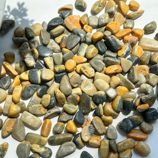 Bumblebee Jasper Chips Small Tumbles 100g